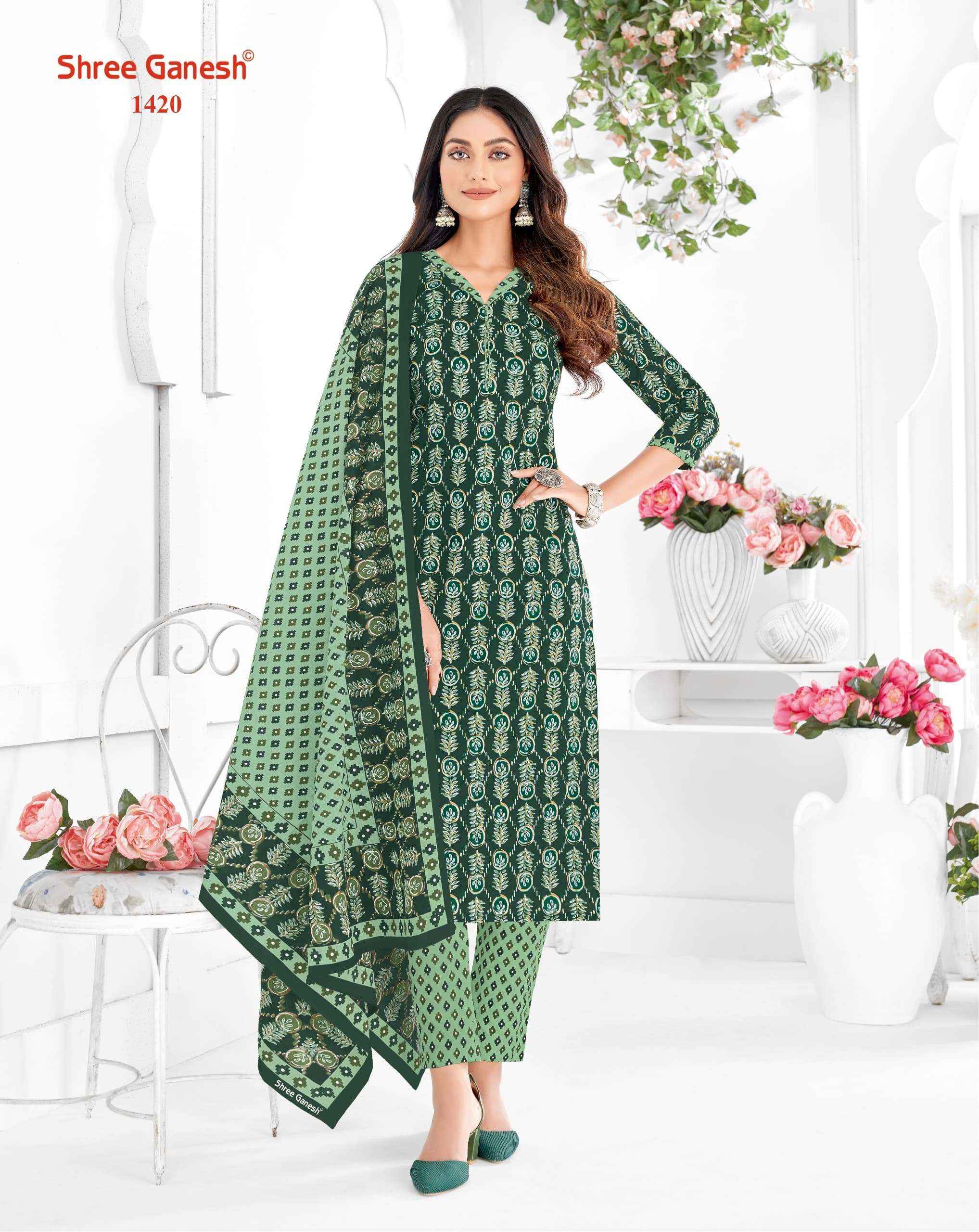 SHREE GANESH VAANI VOL 4 COTTON PRINT SALWAR SUIT ( 20 PCS CATALOG )