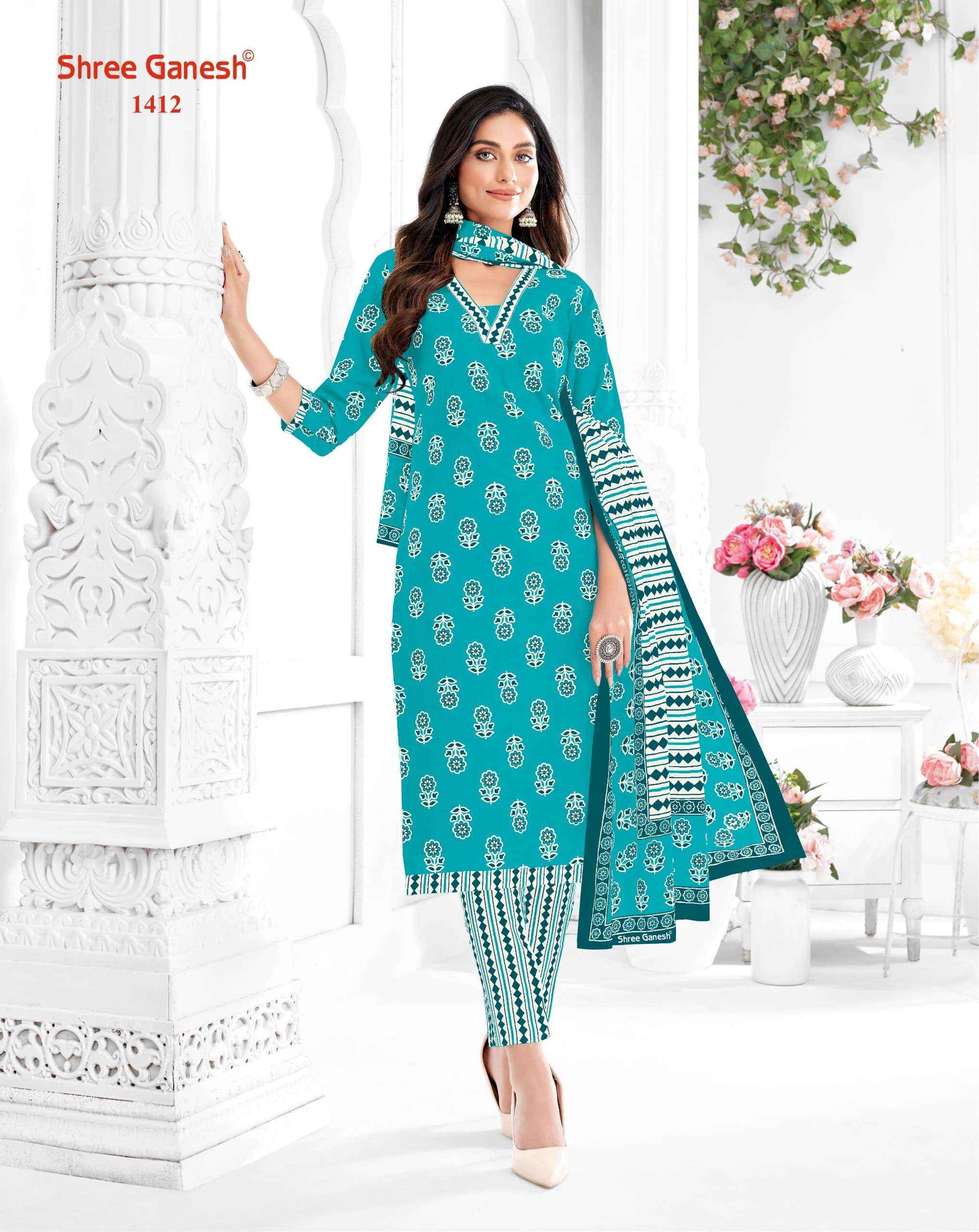 SHREE GANESH VAANI VOL 4 COTTON PRINT SALWAR SUIT ( 20 PCS CATALOG )