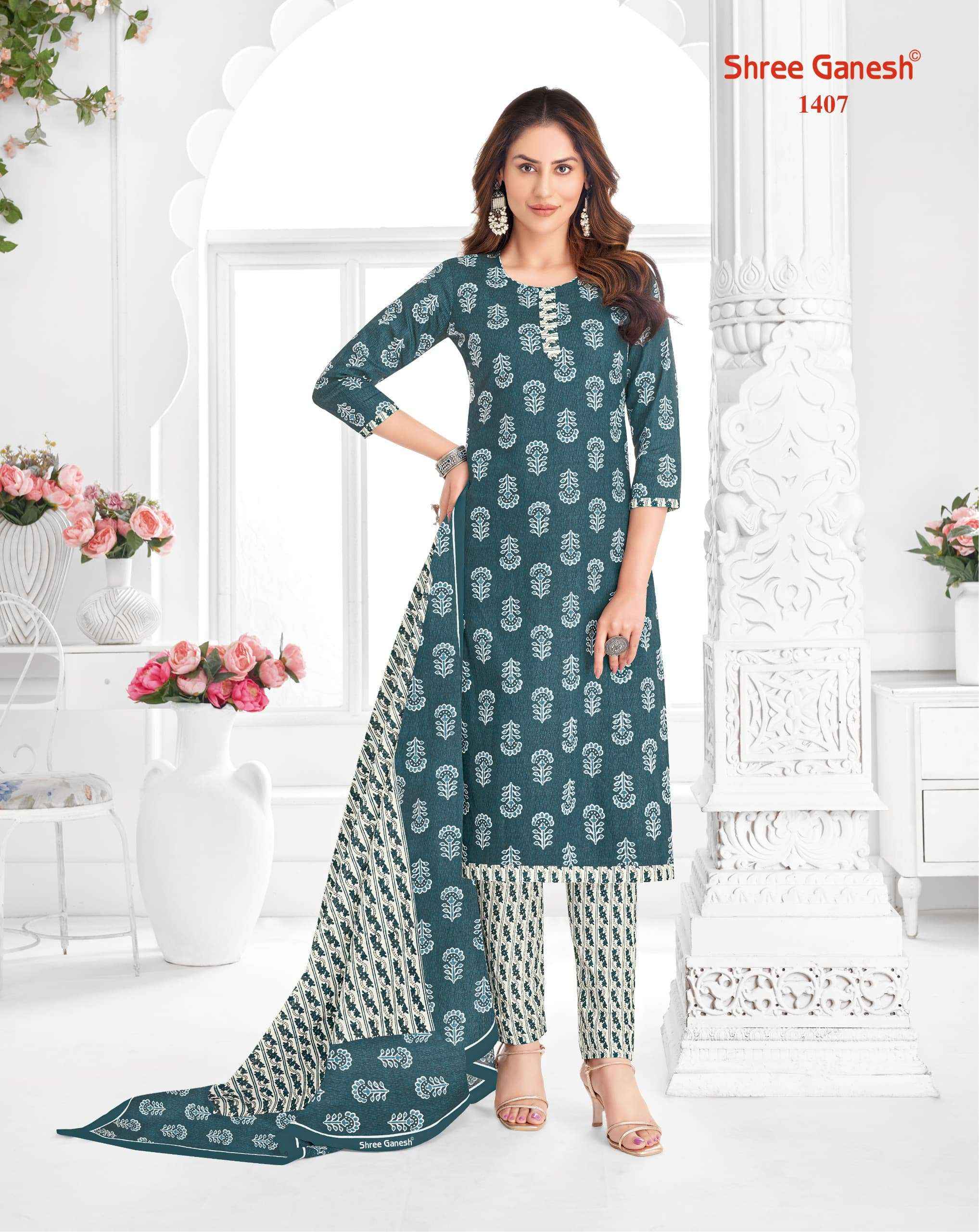 SHREE GANESH VAANI VOL 4 COTTON PRINT SALWAR SUIT ( 20 PCS CATALOG )