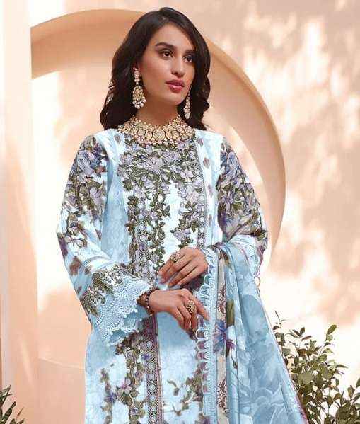 TAJ CREATION FIRDOUS QUEENS COURT COTTON PAKISTANI SUITS ( 4 PCS CATALOG )