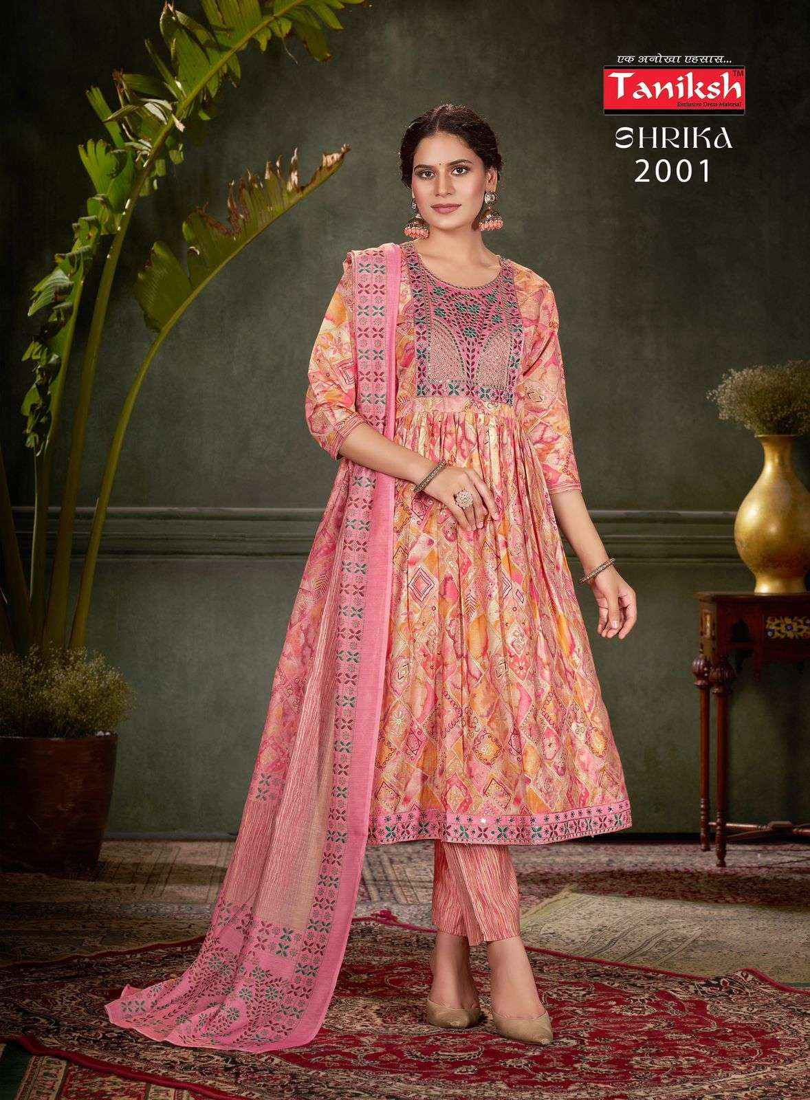 TANIKSH SHRIKA VOL 2 FANCY NAIRA CUT PATTERN KURTI COMBO SET ( 8 PCS CATALOG )