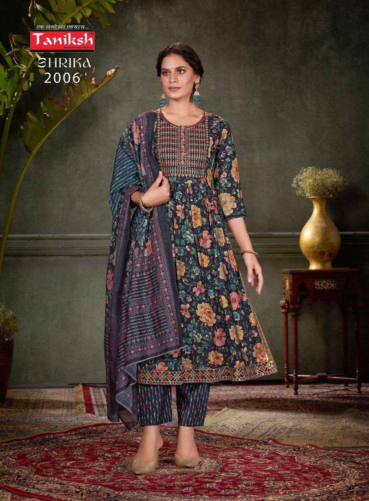 TANIKSH SHRIKA VOL 2 FANCY NAIRA CUT PATTERN KURTI COMBO SET ( 8 PCS CATALOG )