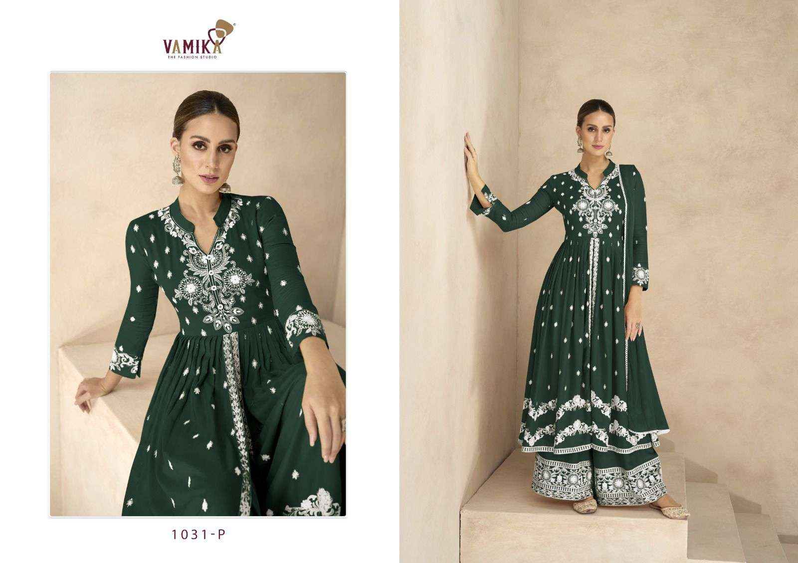 VAMIKA LAKHNAVI VOL 6 PLATINUM HEAVY DESIGNER PARTY WEAR SUIT ( 5 PCS  CATALOG )