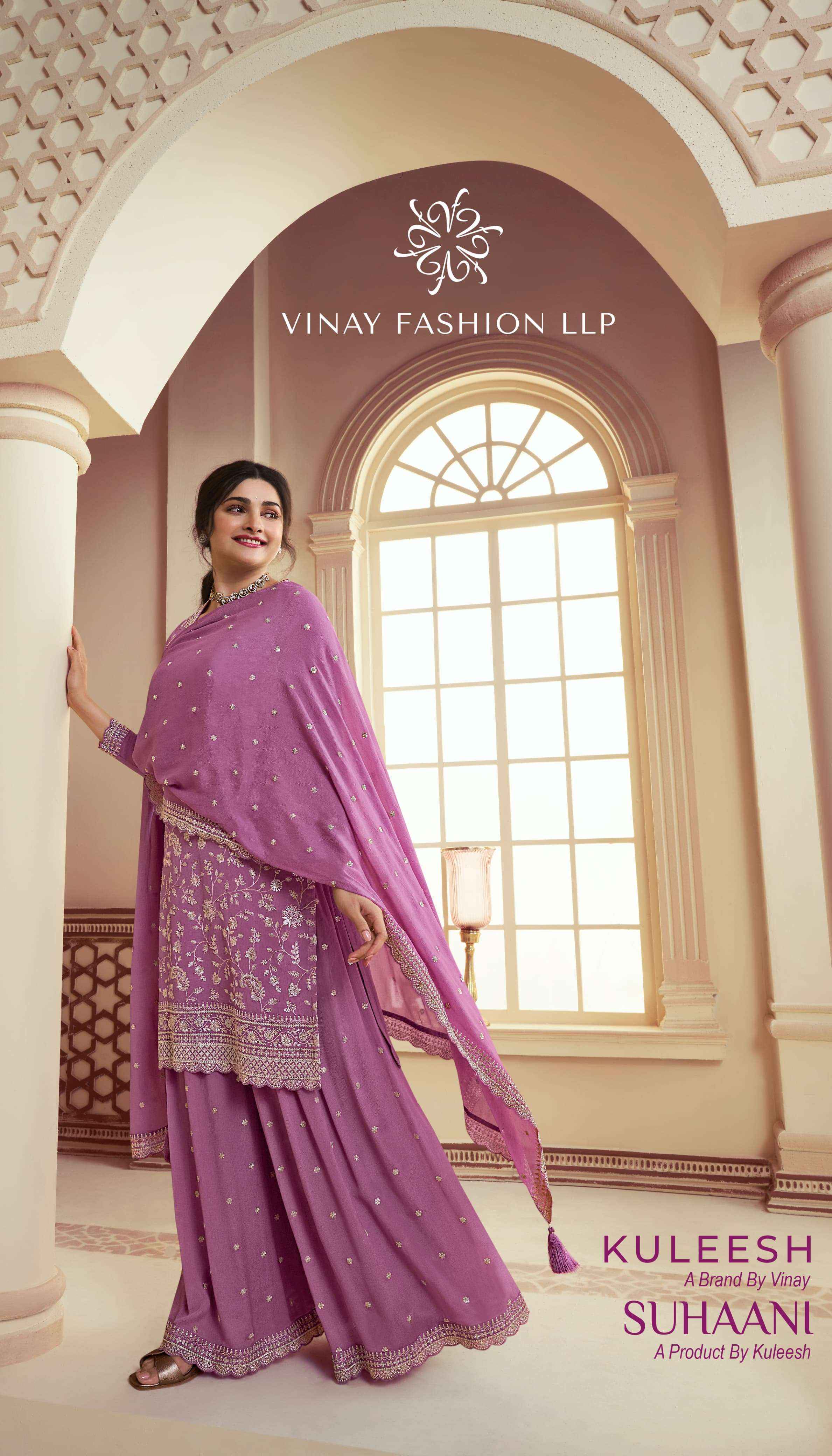 VINAY FASHION KULEESH SUHAANI HEAVY EMBROIDERED SUIT ( 6 PCS CATALOG )