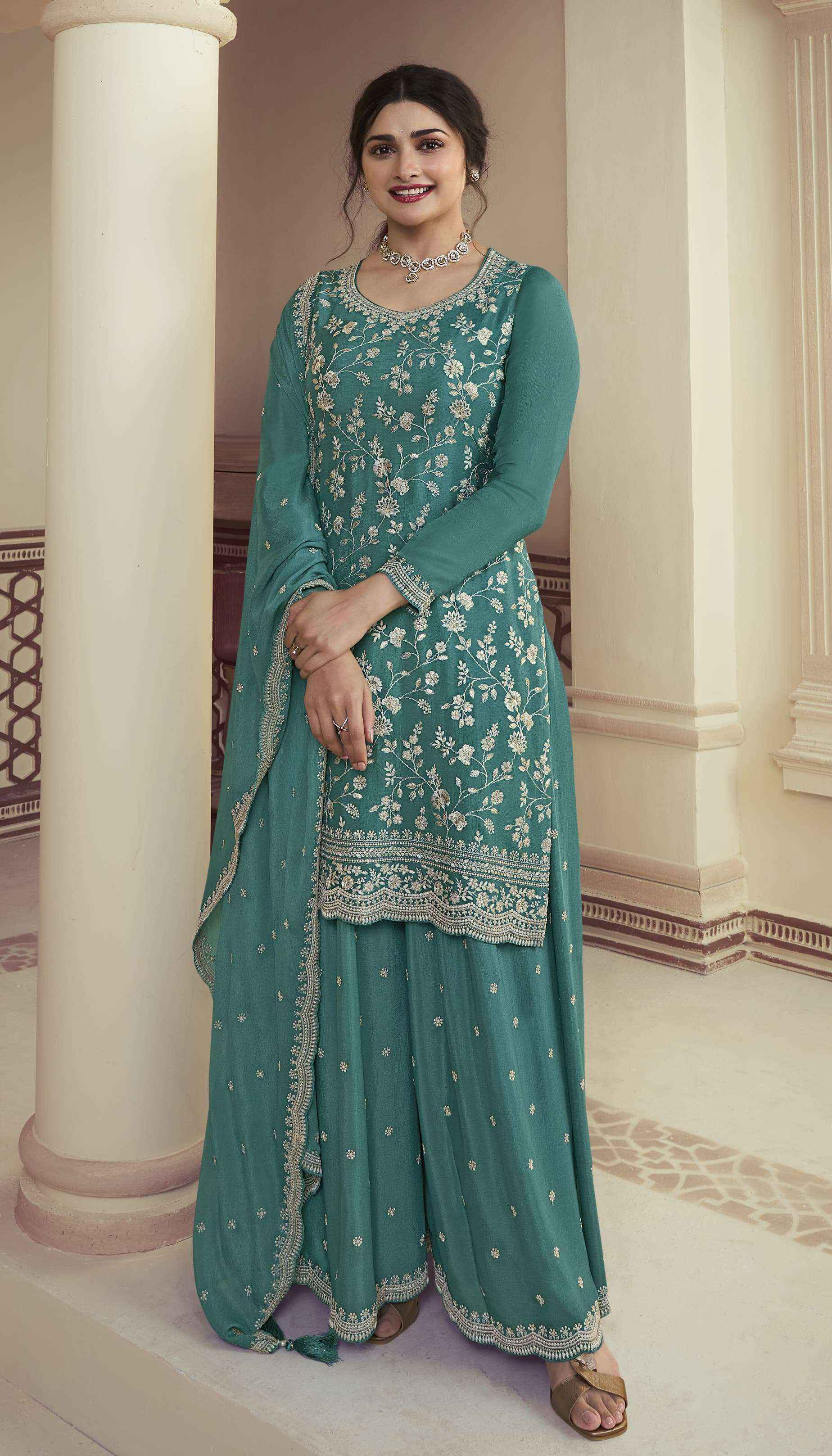 VINAY FASHION KULEESH SUHAANI HEAVY EMBROIDERED SUIT ( 6 PCS CATALOG )