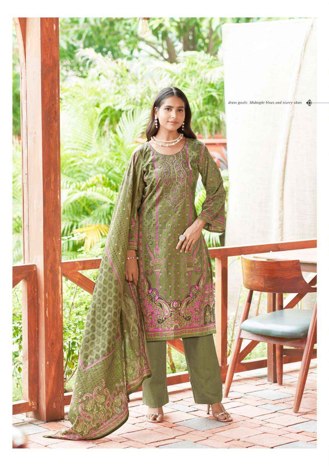 YASHIKA TRENDS NAYRA B COTTON DRESS MATERIAL ( 8 PCS CATALOG )