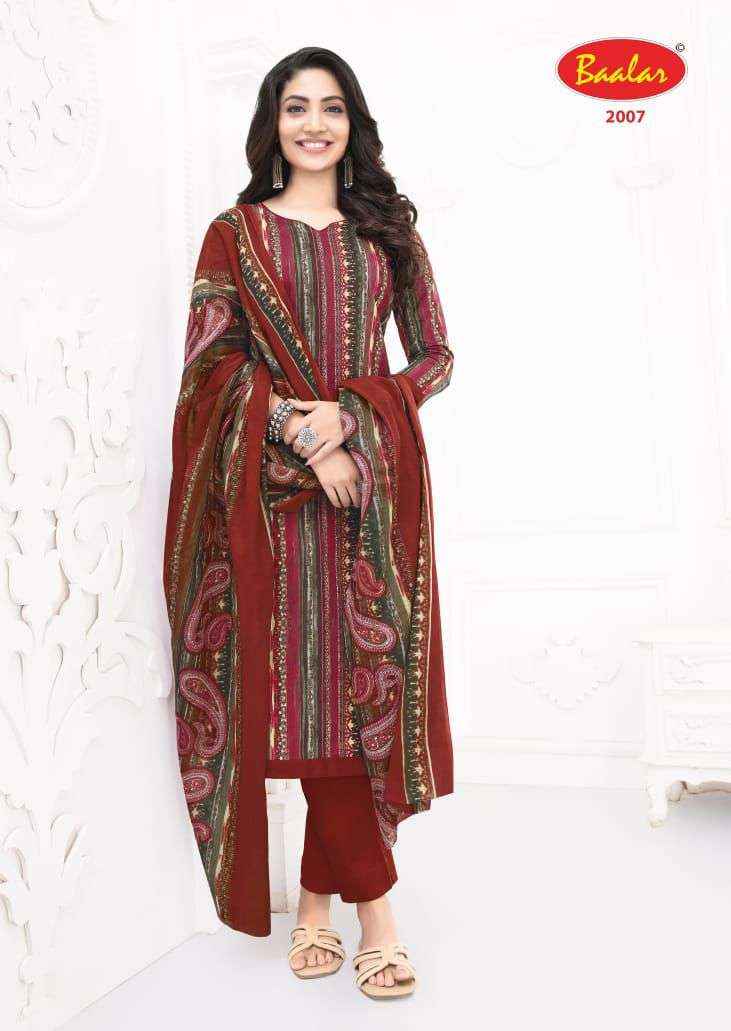 BAALAR COTTON KASHMIR COTTON VOL 2 DRESS MATERIAL WHOLESALE PRICE ( 12 PCS CATALOG )