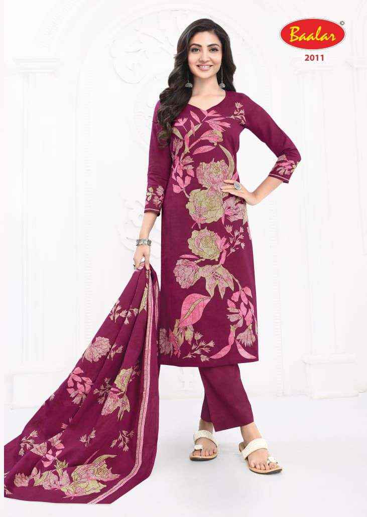 BAALAR COTTON KASHMIR COTTON VOL 2 DRESS MATERIAL WHOLESALE PRICE ( 12 PCS CATALOG )