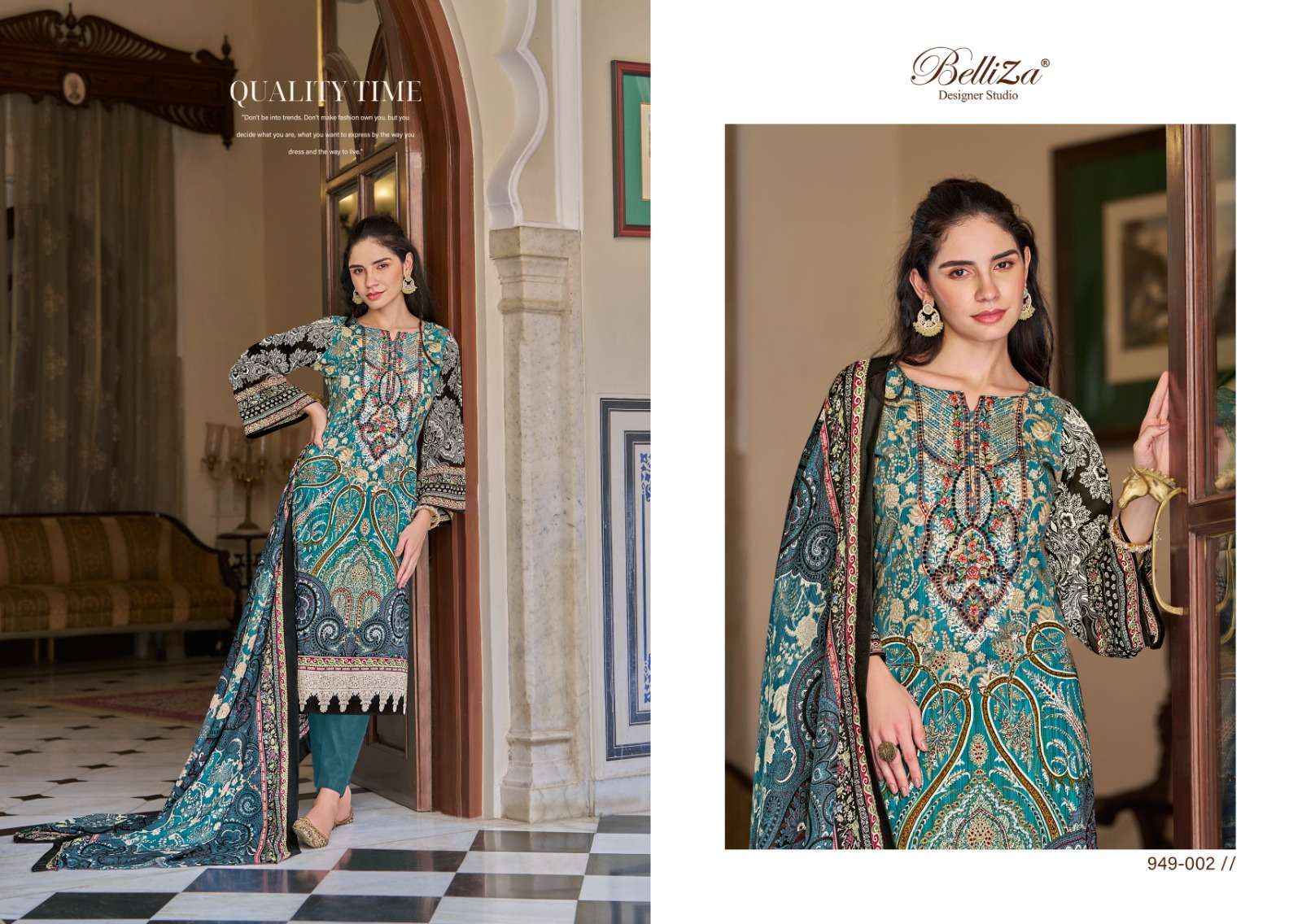 BELLIZA DESIGNER STUDIO NAIRA VOL 67 COTTON DRESS MATERIAL ( 8 PCS CATALOG )