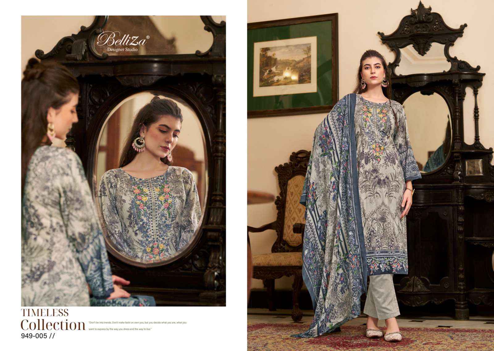 BELLIZA DESIGNER STUDIO NAIRA VOL 67 COTTON DRESS MATERIAL ( 8 PCS CATALOG )