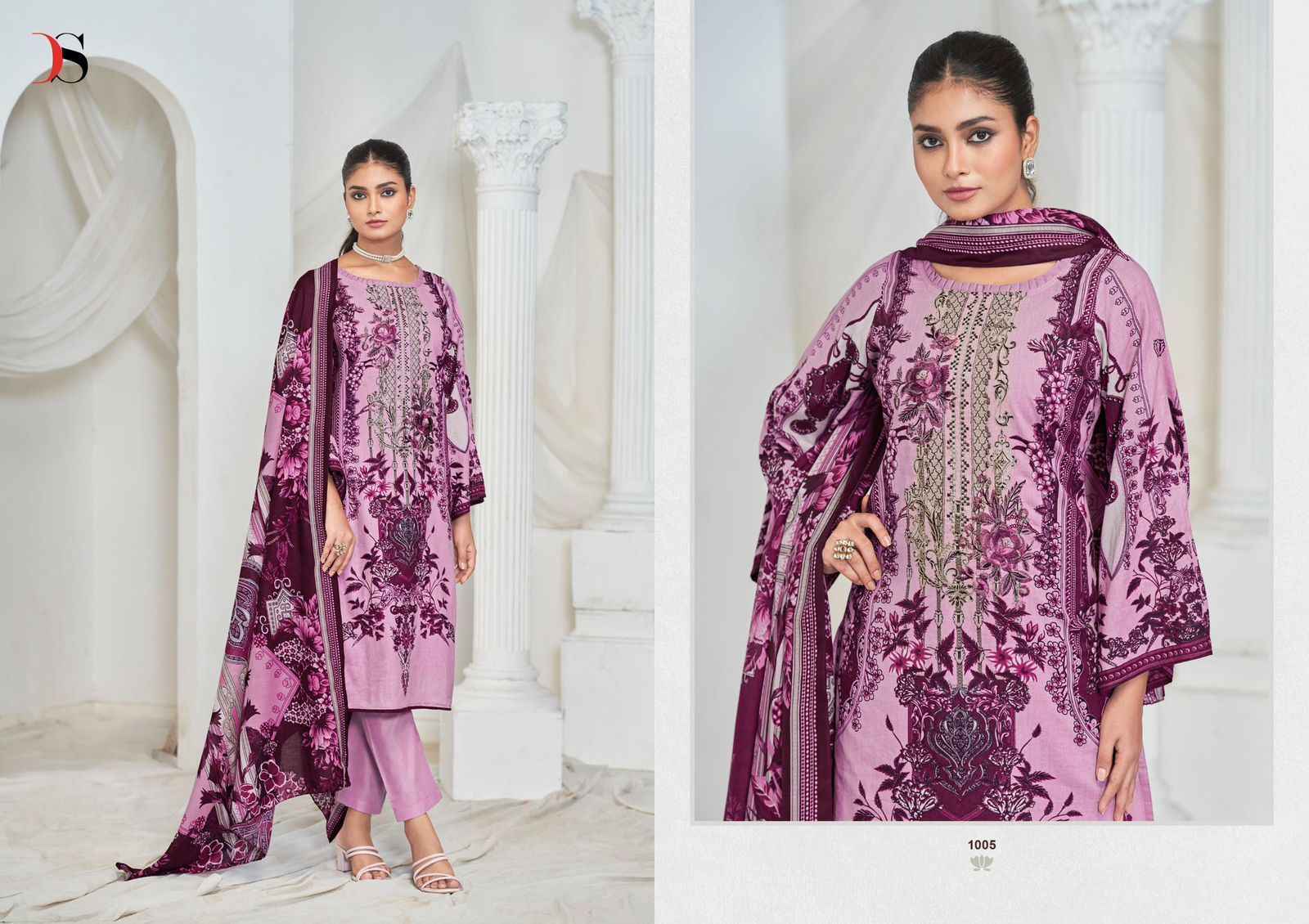 Deepsy Gulnoor Cotton Pakistani Salwar Kameez ( 6 pcs Catalogue )