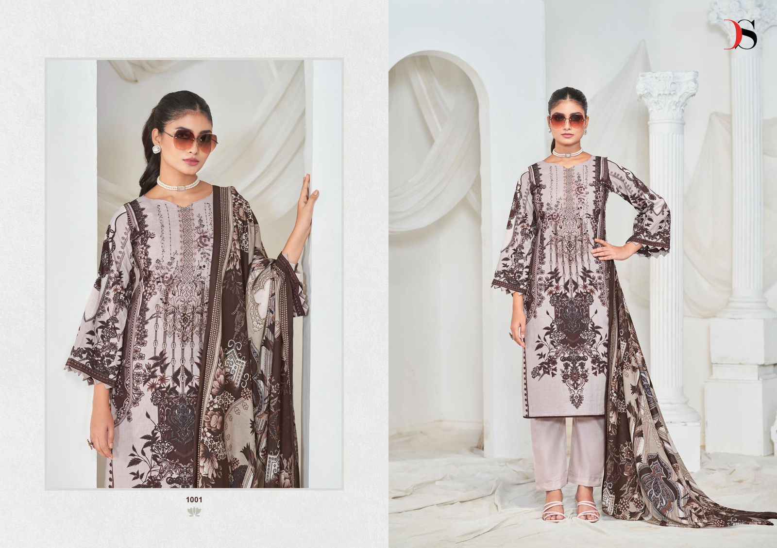 Deepsy Gulnoor Cotton Pakistani Salwar Kameez ( 6 pcs Catalogue )