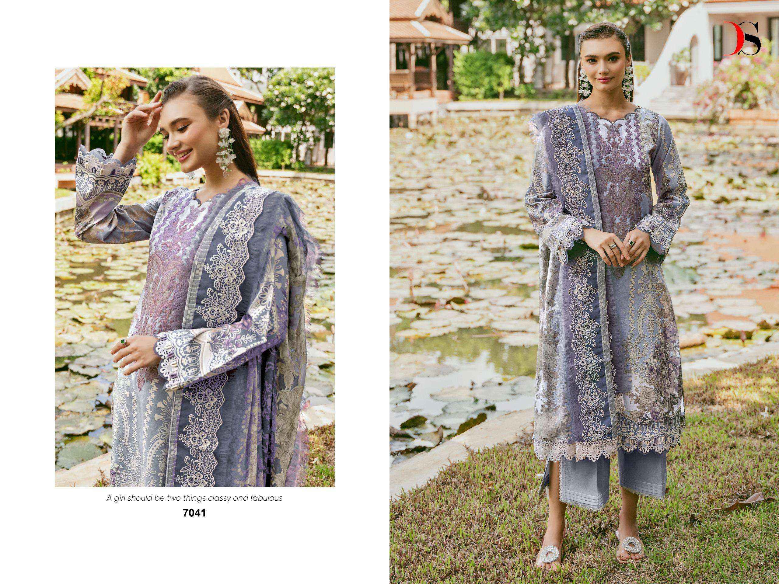 DEEPSY SUITS JADE NEEDLE WONDER VOL 24 COTTON PAKISTANI SUITS ( 6 PCS CATALOG )