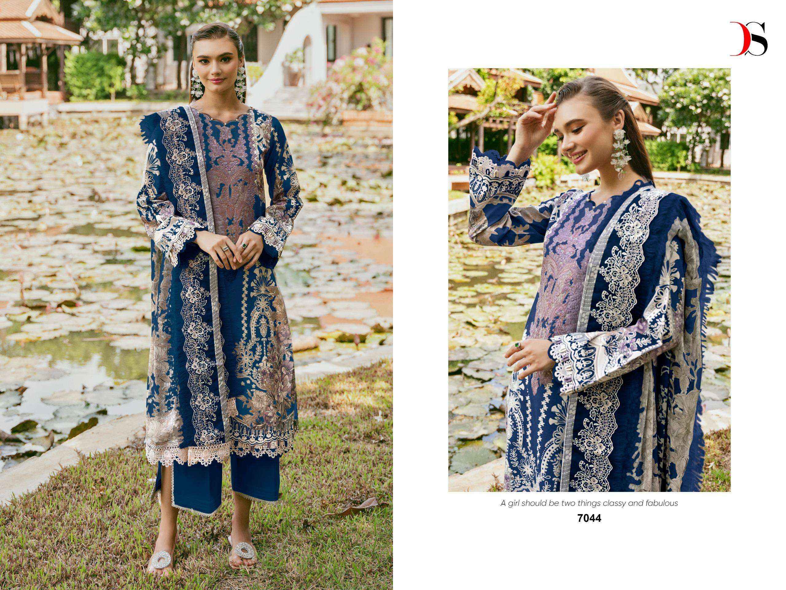 DEEPSY SUITS JADE NEEDLE WONDER VOL 24 COTTON PAKISTANI SUITS ( 6 PCS CATALOG )