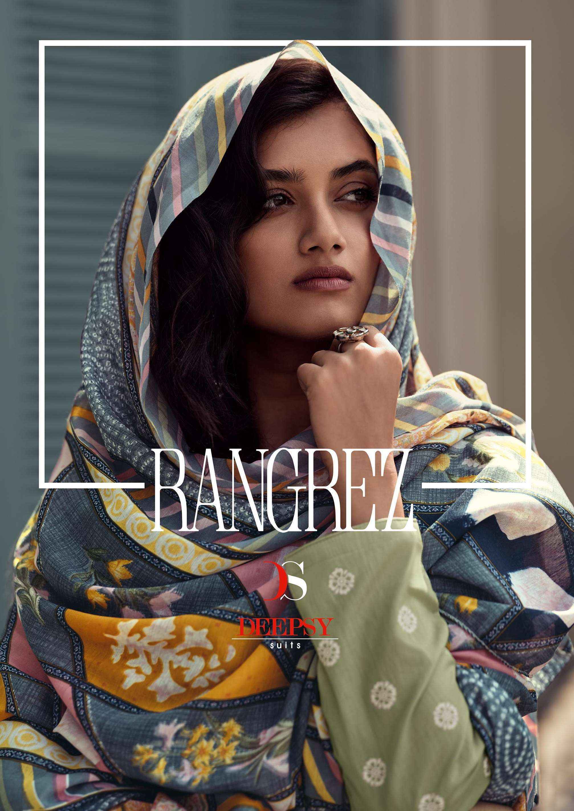 DEEPSY SUITS RANGREZ LAWN COTTON PAKISTANI DRESS MATERIAL ( 6 PCS CATALOG )