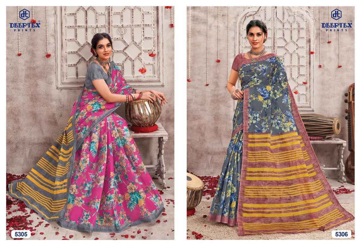 Deeptex Mother India Vol 53 Cotton Saree 30 pcs Catalogue