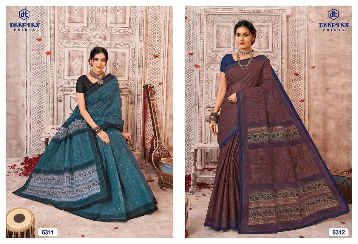 Deeptex Mother India Vol 53 Cotton Saree 30 pcs Catalogue