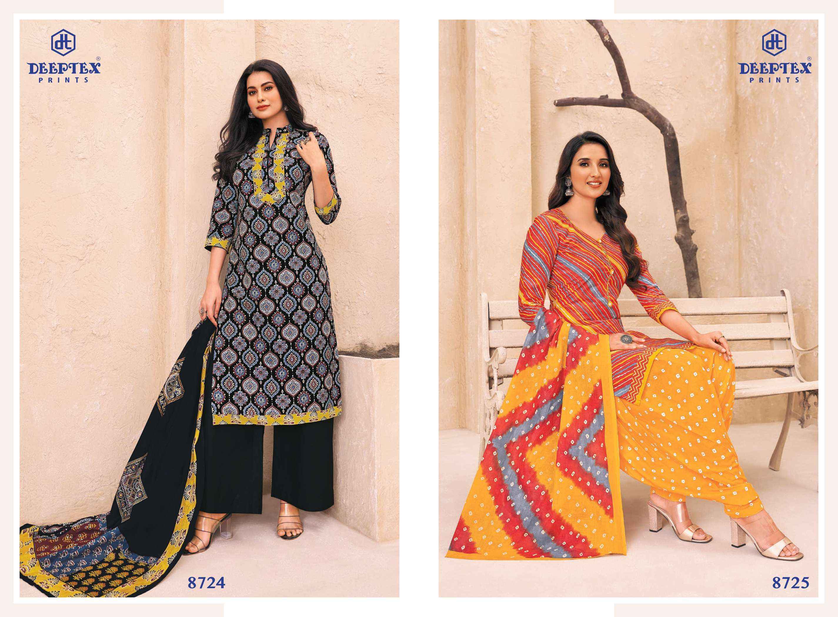 DEEPTEX PRINTS MISS INDIA VOL 87 PURE COTTON DRESS MATERIAL ( 26 PCS CATALOG ) 