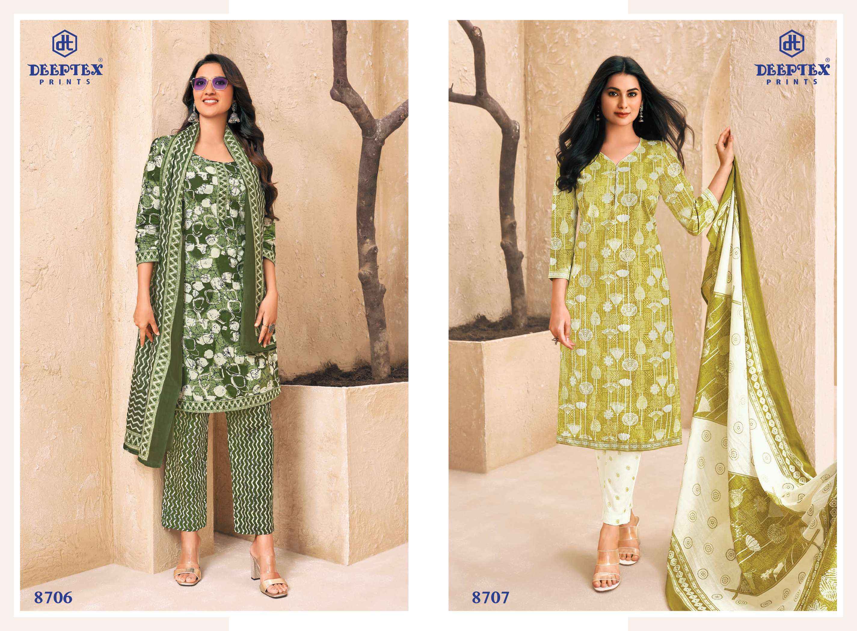 DEEPTEX PRINTS MISS INDIA VOL 87 PURE COTTON DRESS MATERIAL ( 26 PCS CATALOG ) 