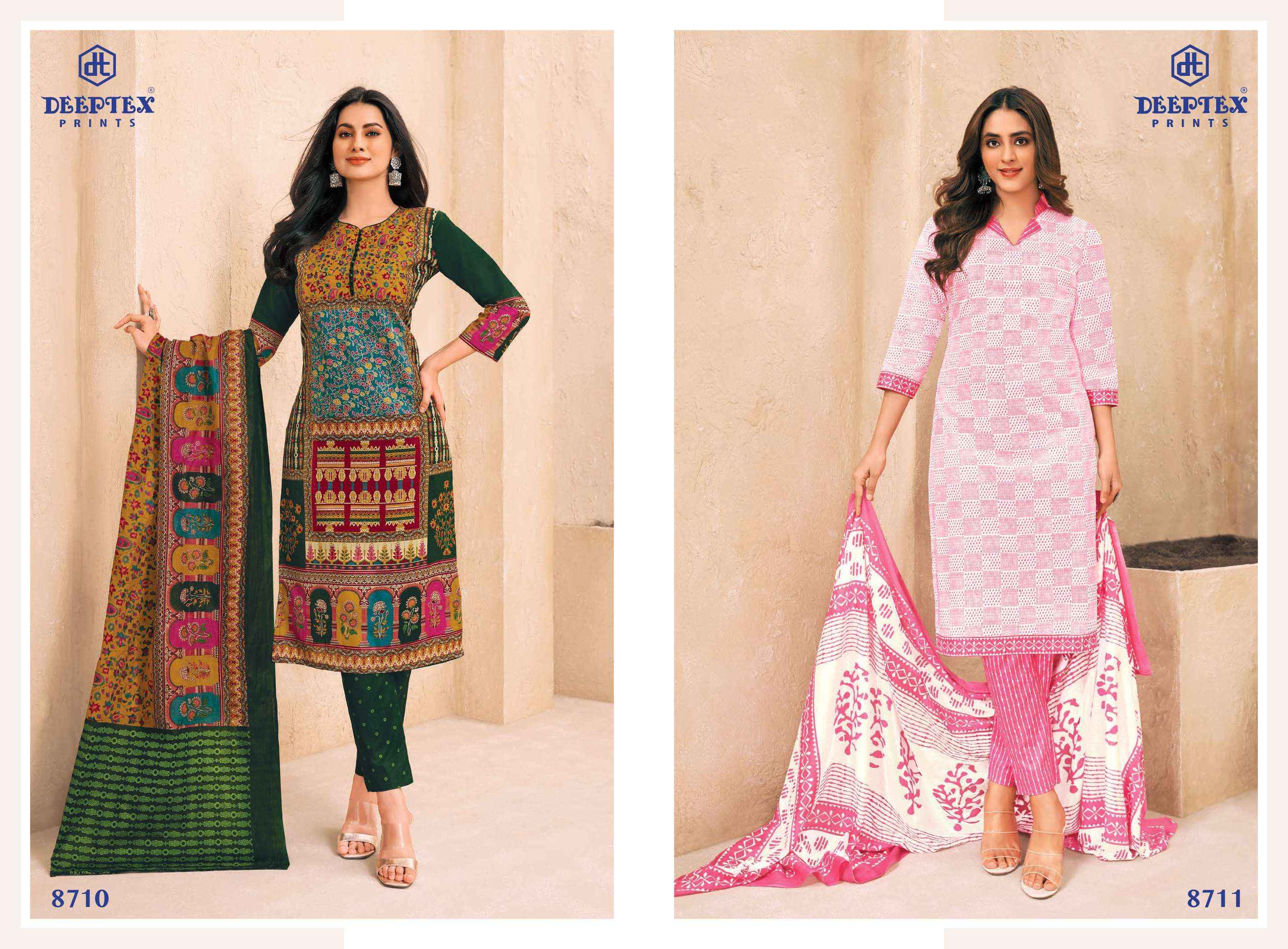 DEEPTEX PRINTS MISS INDIA VOL 87 PURE COTTON DRESS MATERIAL ( 26 PCS CATALOG ) 