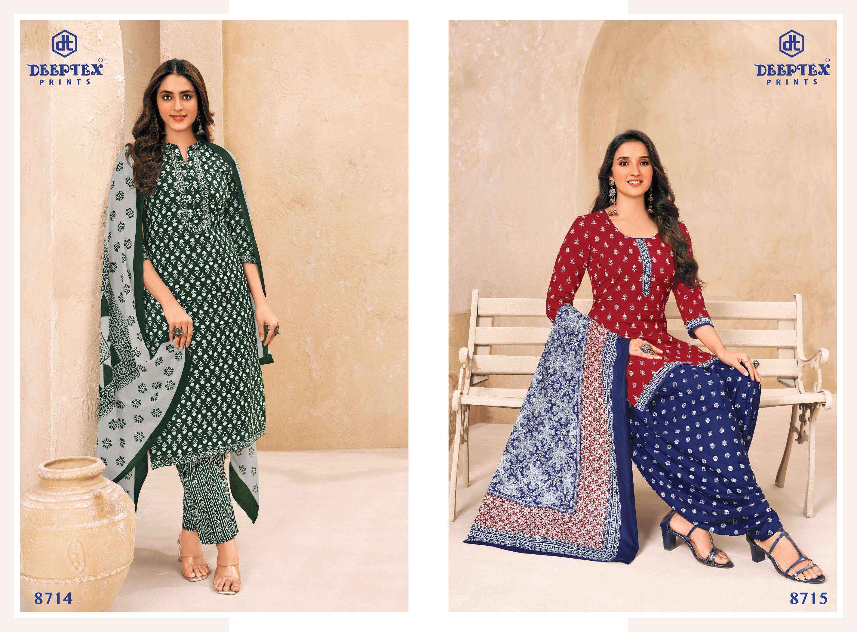 DEEPTEX PRINTS MISS INDIA VOL 87 PURE COTTON DRESS MATERIAL ( 26 PCS CATALOG ) 