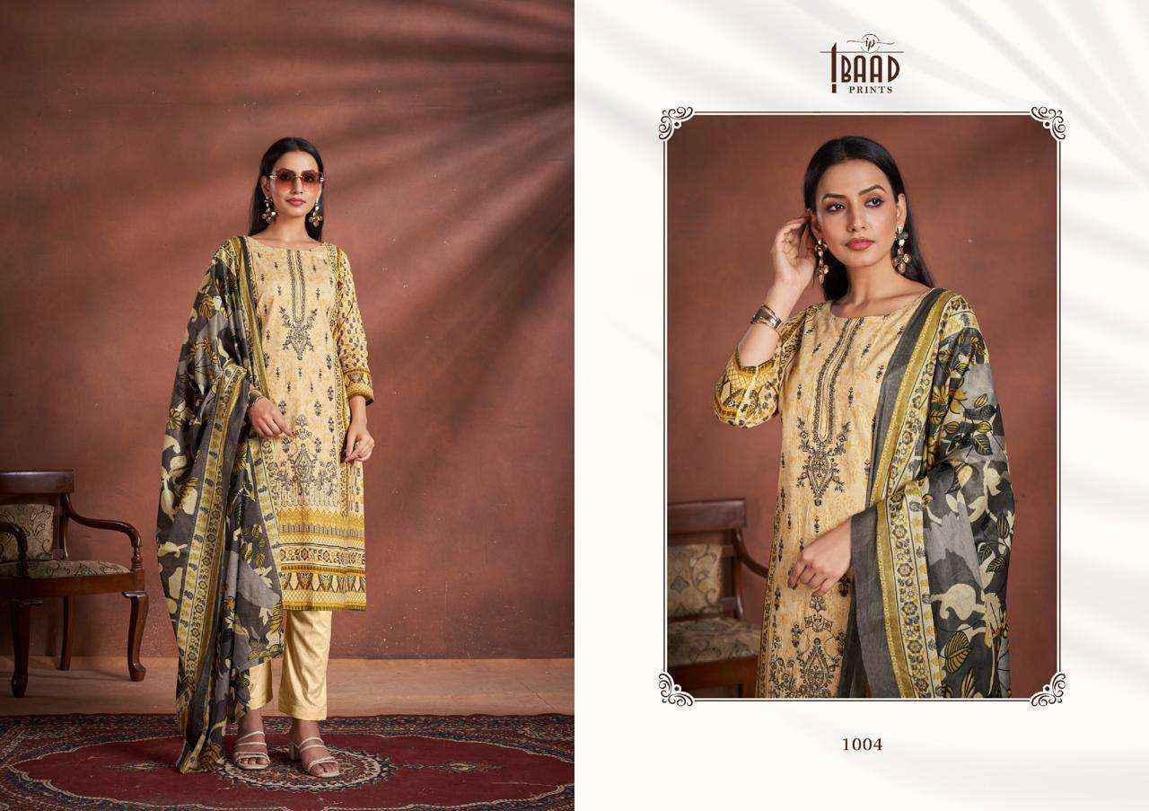 IBAAD PRINTS IBAAD EMBROIDERED VOL 1 LAWN COTTON SUIT ( 4 PCS CATALOG )