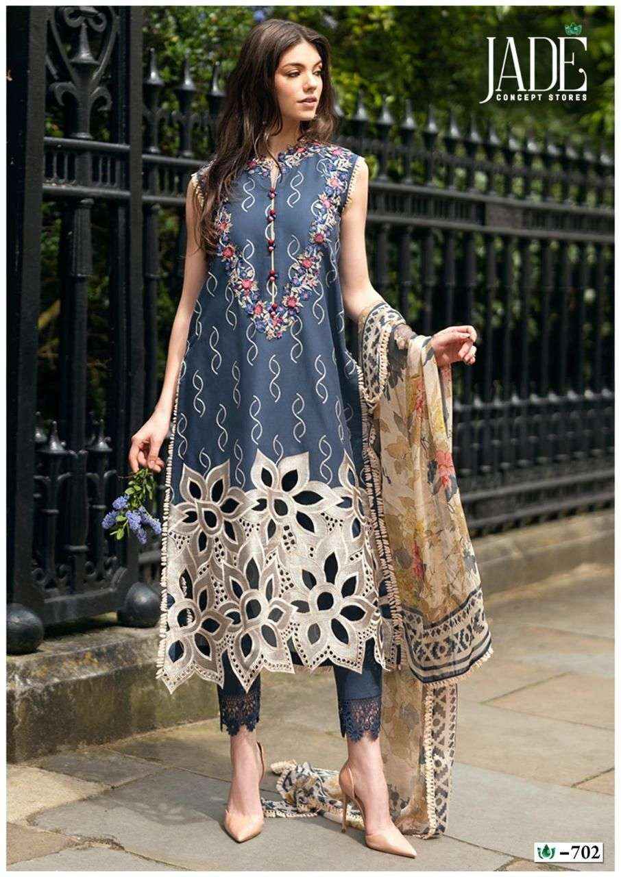 JADE CRIMSON EXCLUSIVE HEAVY LAWN COLLECTION VOL 7 DIGITAL PRINT PAKISTANI SUITS ( 6 PCS CATALOG )