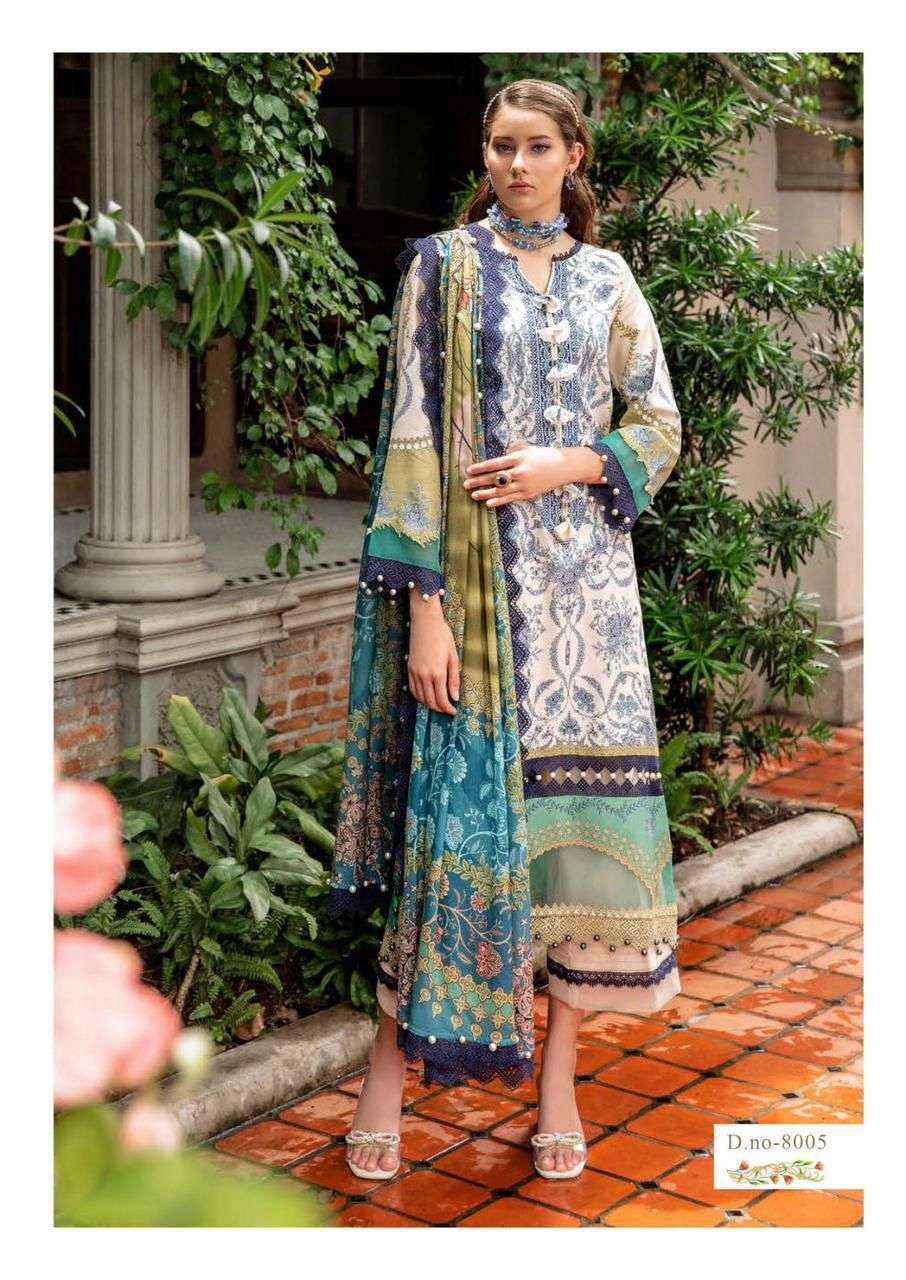 Jade Crimson Exclusive Heavy Lawn Collection Vol 8 Cotton Pakistani Suits ( 6 pc Cataloge )