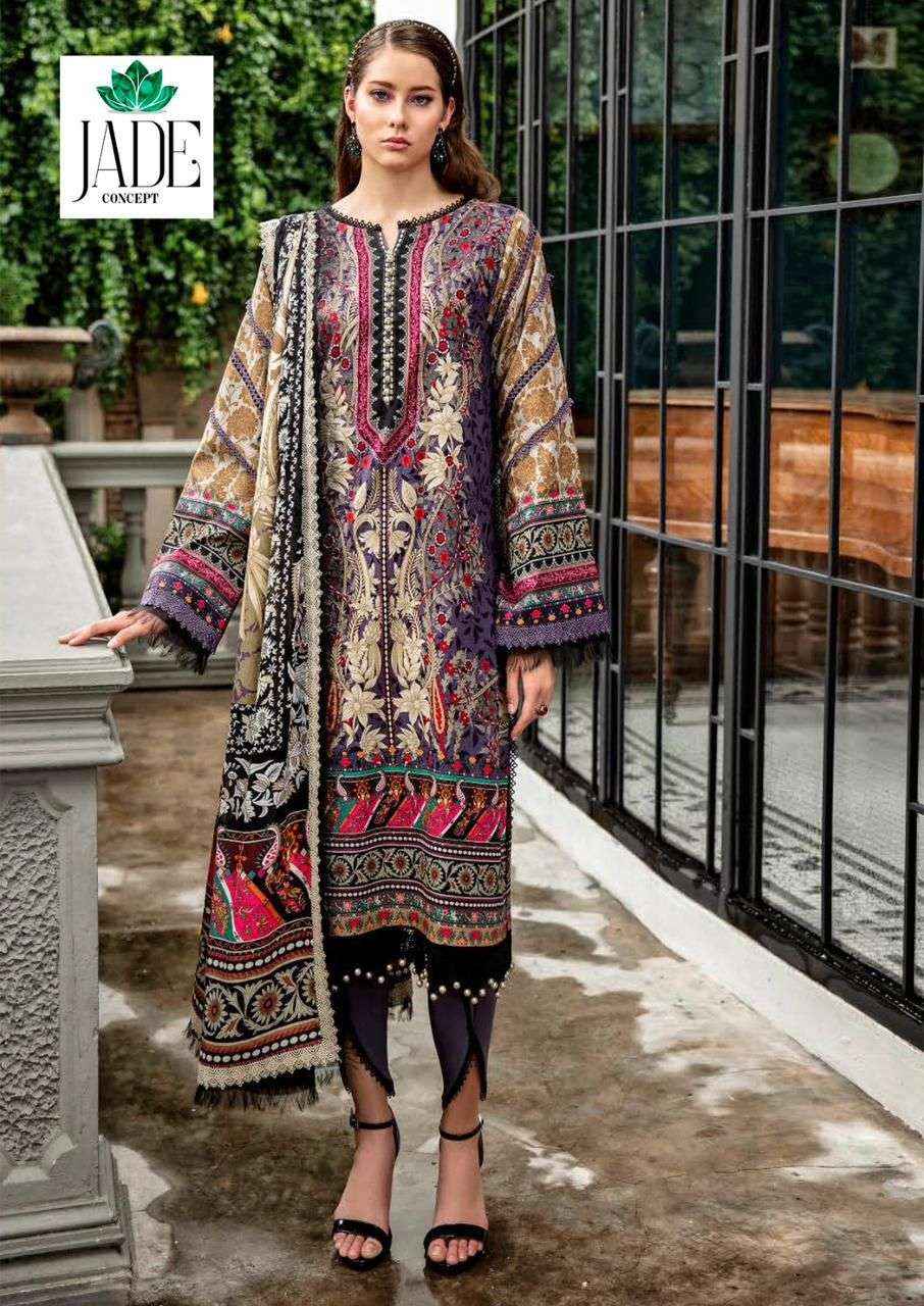 JADE CRIMSON EXCLUSIVE HEAVY LAWN COLLECTION VOL 8 DIGITAL PAKISTANI SUIT ( 6 PCS CATALOG )