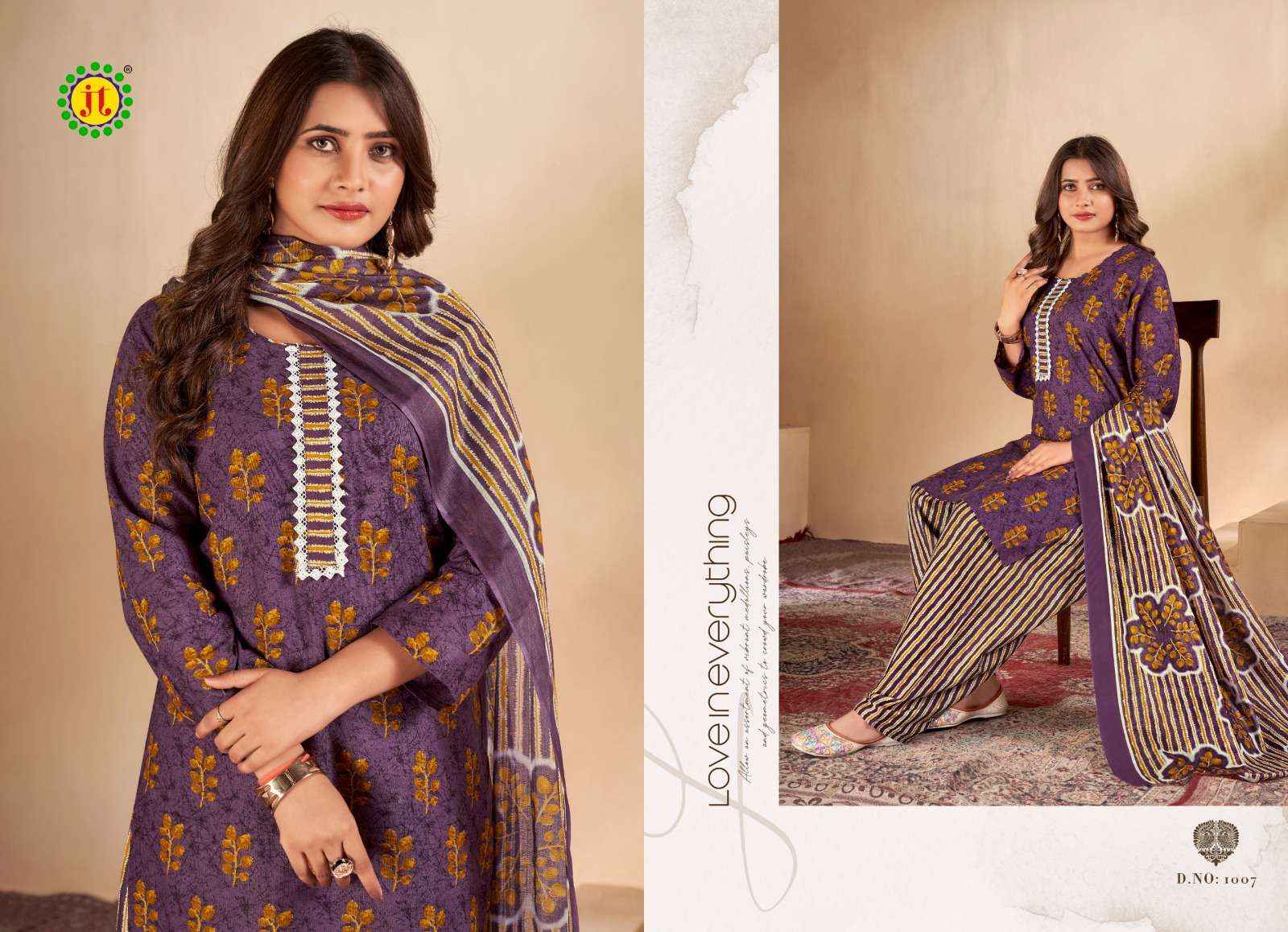 JT KALYANI COTTON READYMADE SUITS ( 8 PCS CATALOG )