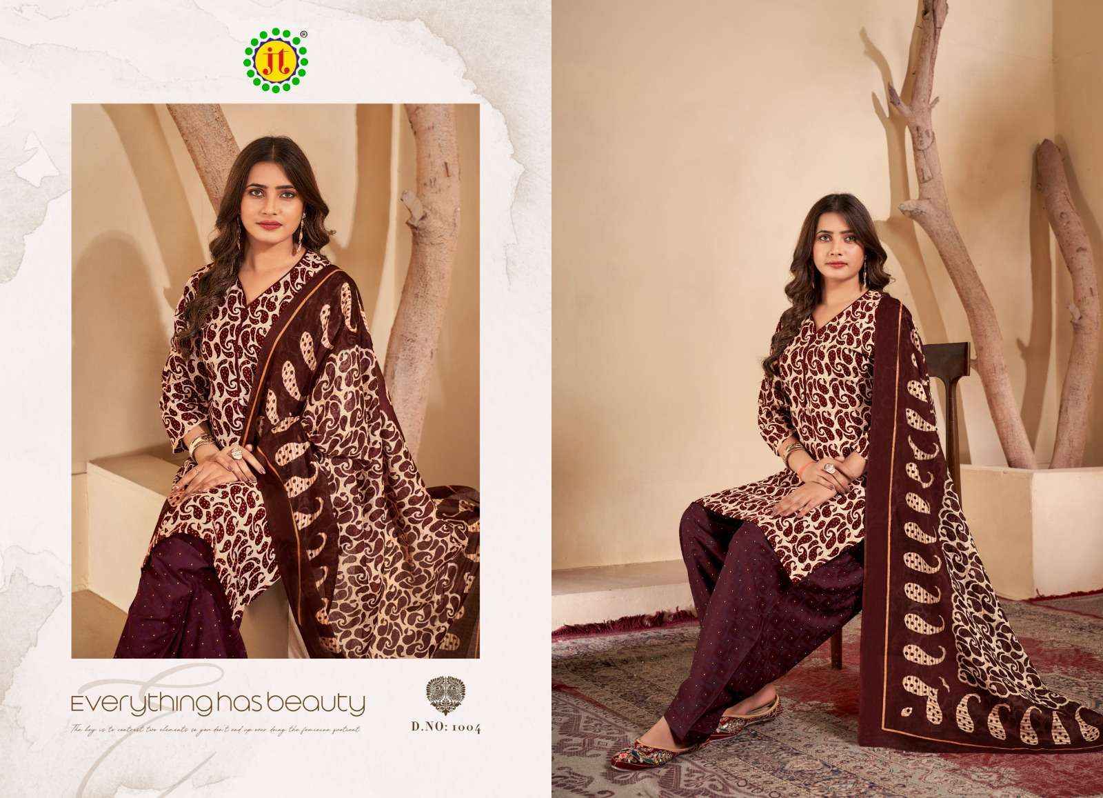 JT KALYANI COTTON READYMADE SUITS ( 8 PCS CATALOG )