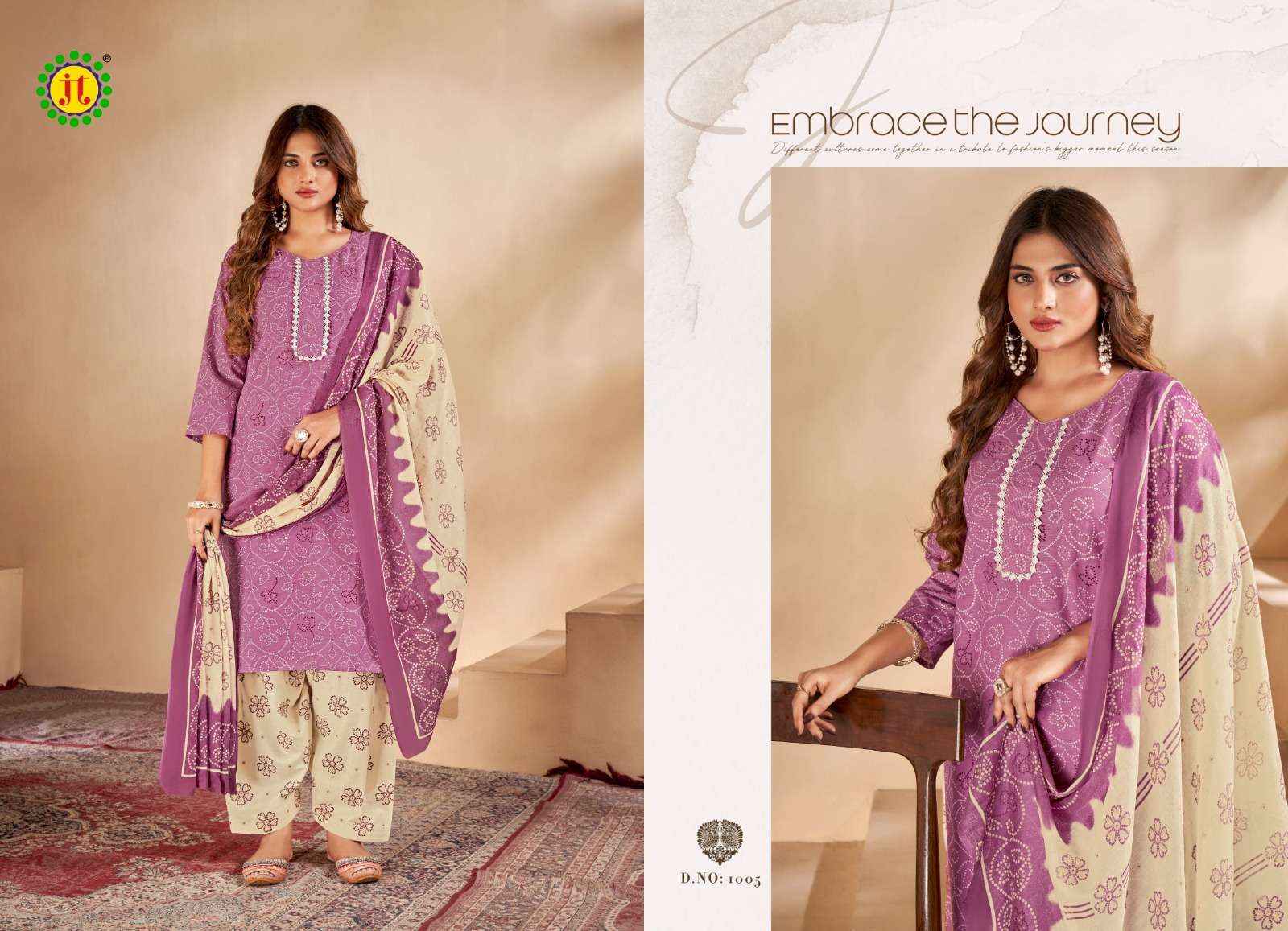 JT KALYANI COTTON READYMADE SUITS ( 8 PCS CATALOG )