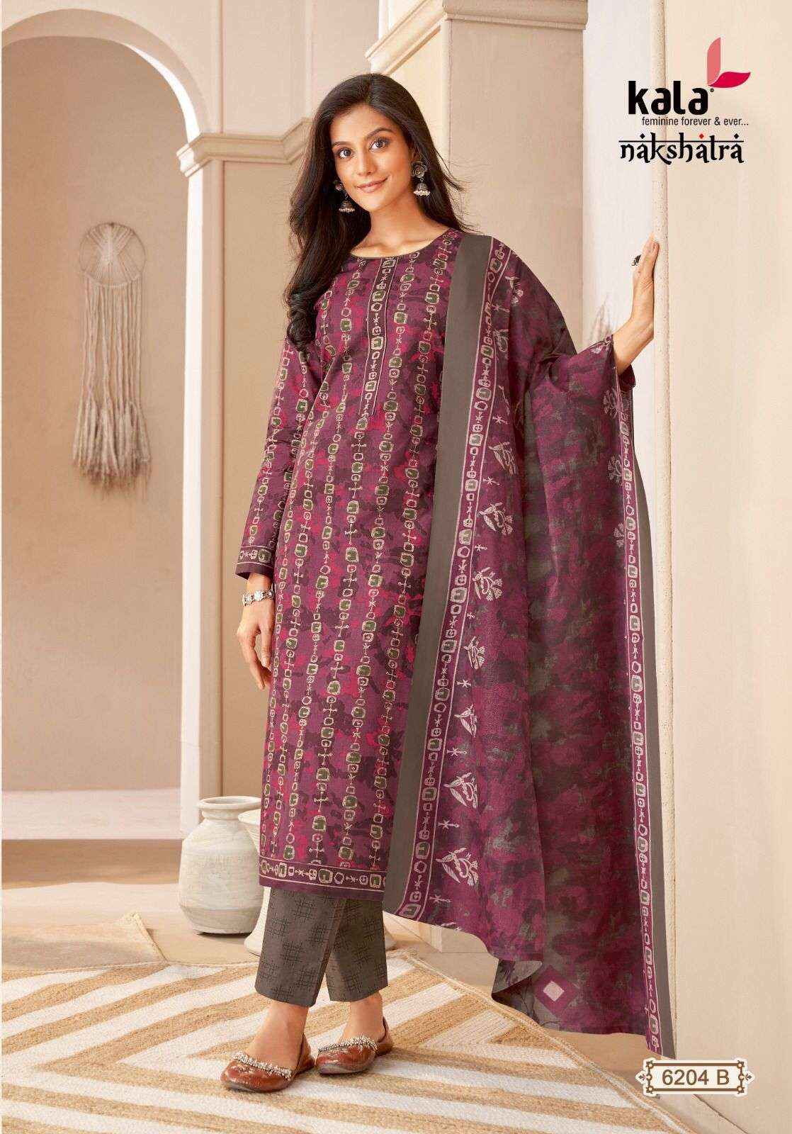 KALA FASHION NAKSHATRA VOL 2 COTTON BATIK SALWAR KAMEEZ (12 PCS CATALOG )