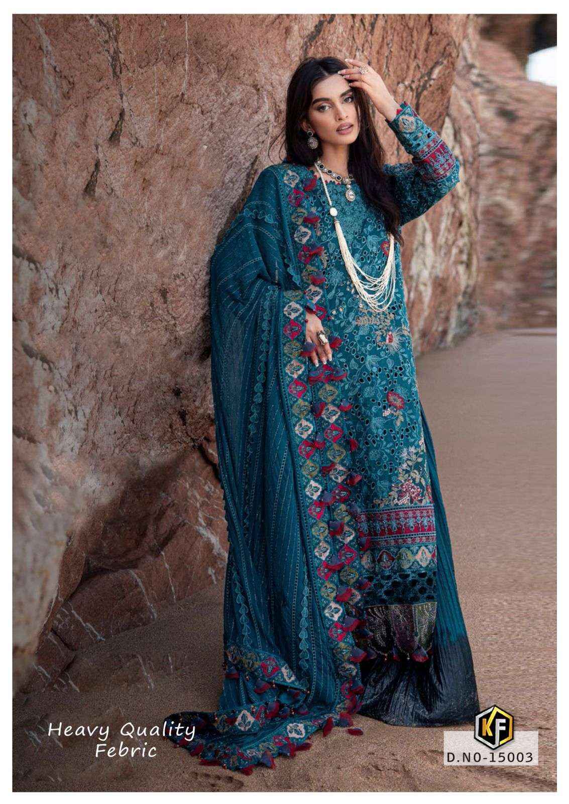 KEVAL FAB SOBIA NAZIR VOL 15 COTTON DIGITAL PAKISTANI SUIT ( 6 PCS CATALOG )