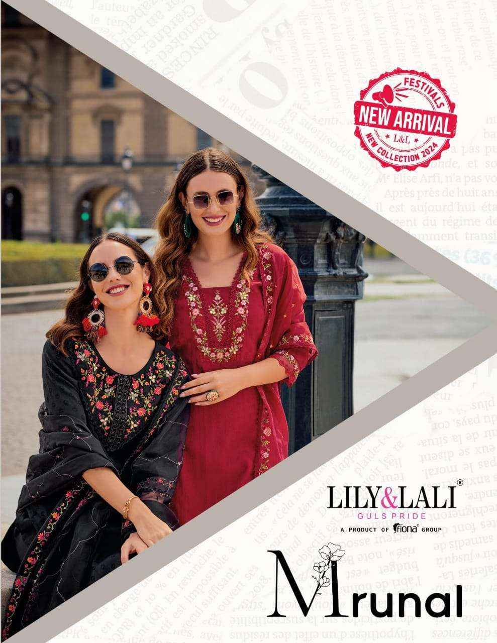 LILY AND LALI MRUNAL SILK FANCY DESIGNER READY MADE SUIT ( 6 PCS CATALOG )