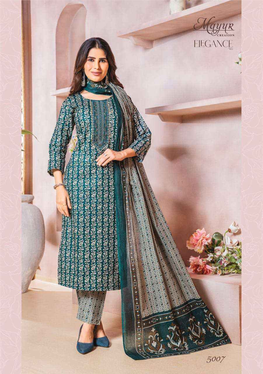 MAYUR CREATION ELEGANCE VOL 5 COTTON PRINT SALWAR SUIT ( 10 PCS CATALOG )