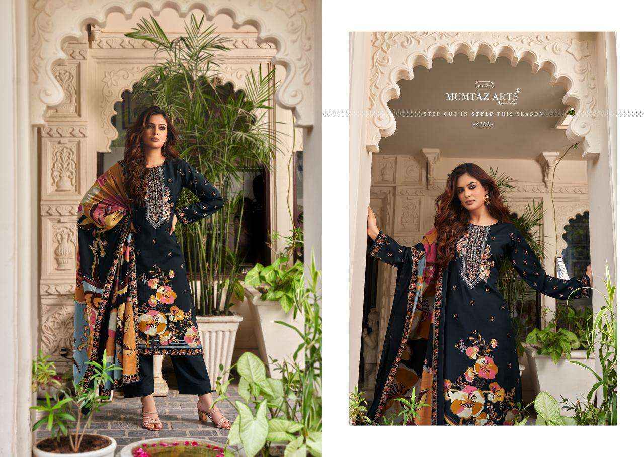 MUMTAZ ARTS MANNAT VISCOSE DESIGNER SUIT ( 6 PCS CATALOG )