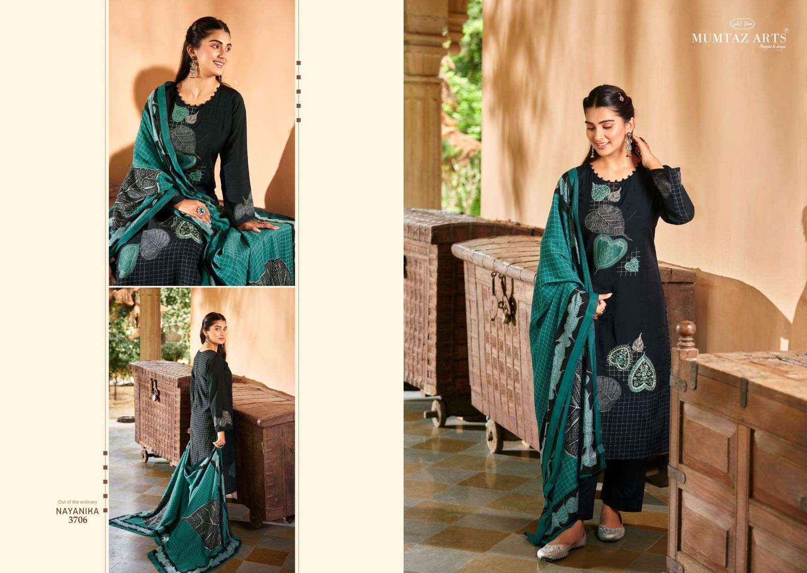 MUMTAZ ARTS NAYANIKA VISCOSE DIGITAL PRINT SUIT ( 8 PCS CATALOG )