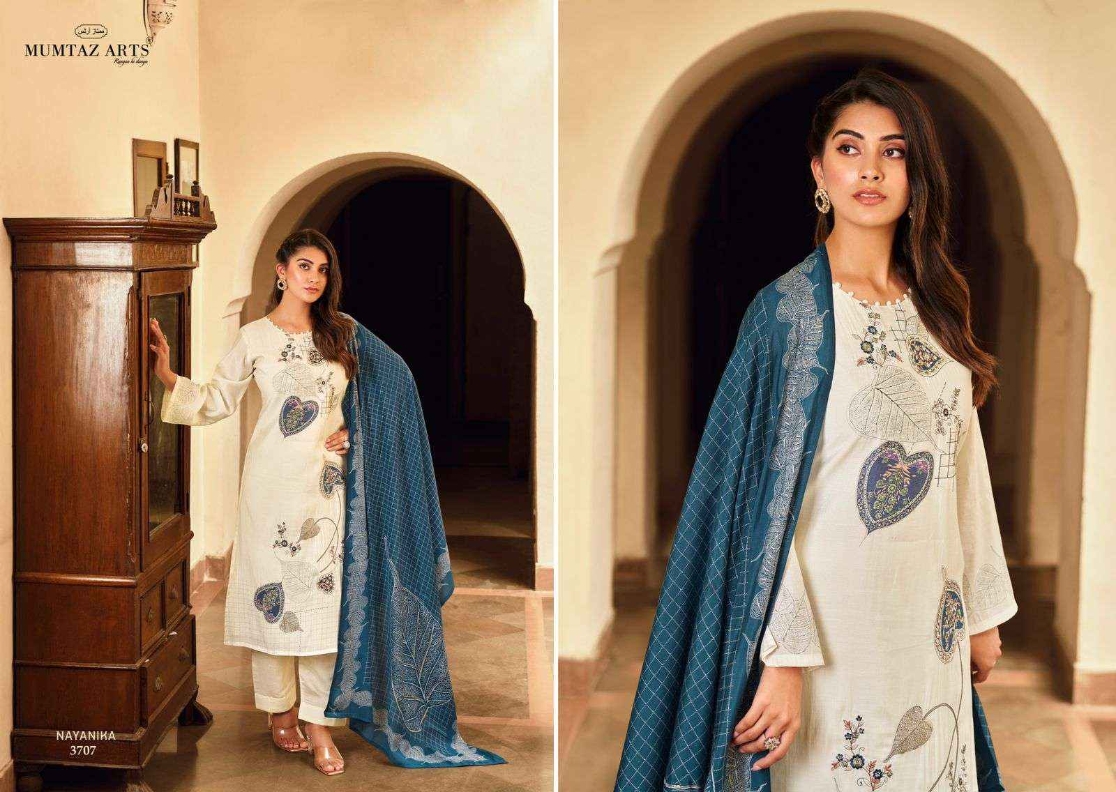 MUMTAZ ARTS NAYANIKA VISCOSE DIGITAL PRINT SUIT ( 8 PCS CATALOG )