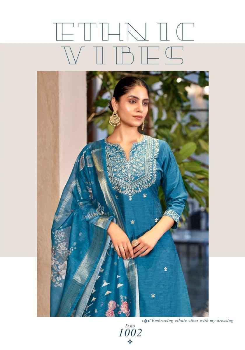 Mystic 9 Fiza Vol 1 Banglore Silk Readymade Suits ( 8 pcs Catalogue