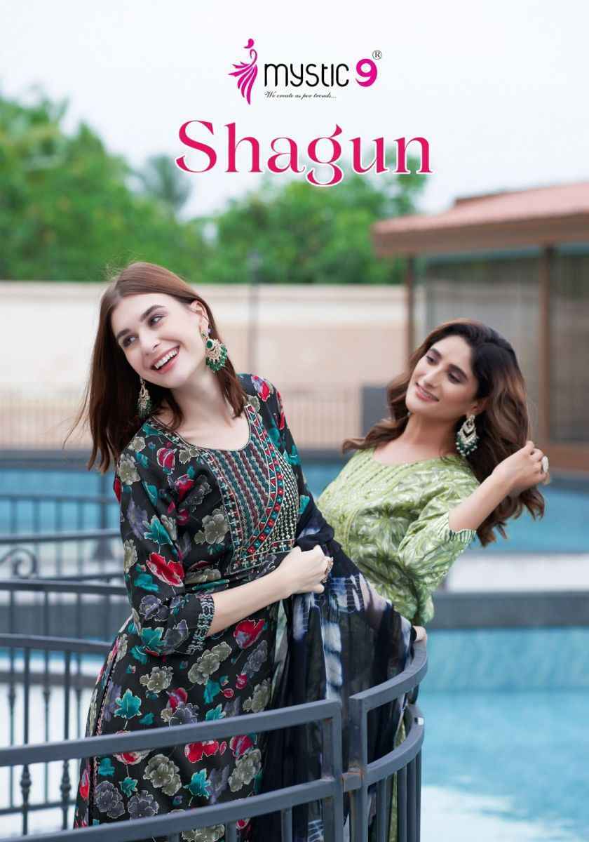 Mystic 9 Shagun Vol 6 Rayon Kurti Combo Factory Price ( 6 pcs Catalogue )