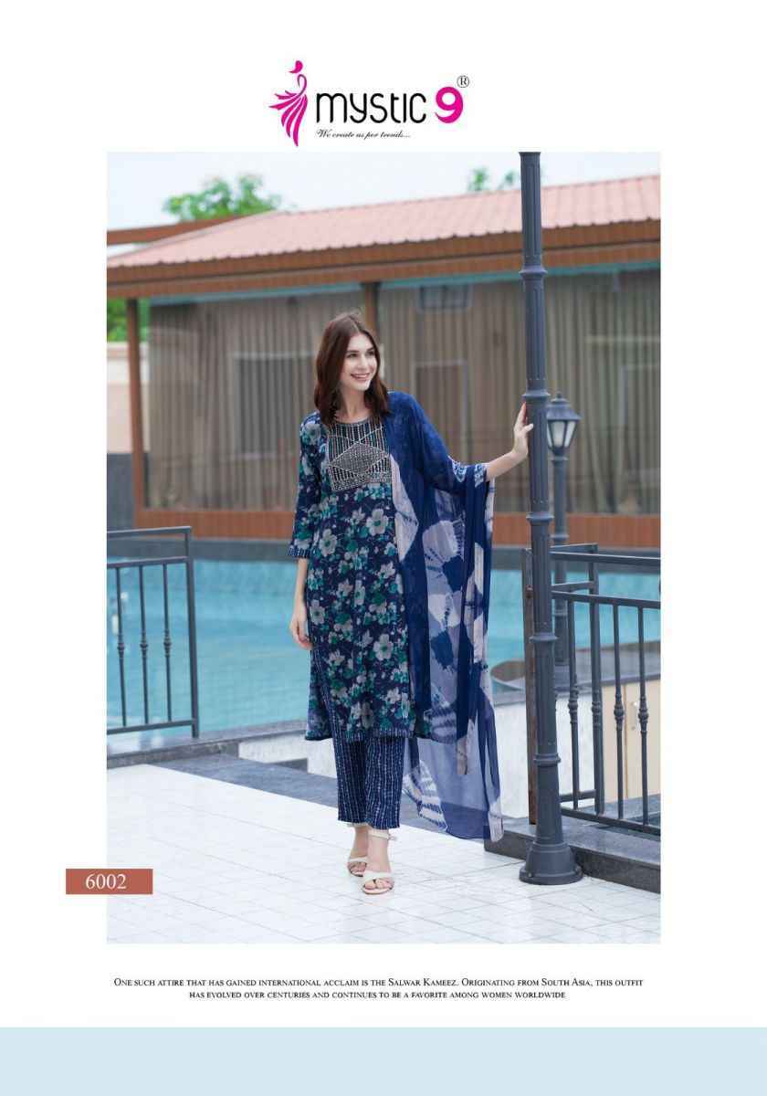 Mystic 9 Shagun Vol 6 Rayon Kurti Combo Factory Price ( 6 pcs Catalogue )