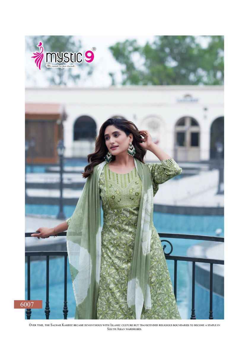 Mystic 9 Shagun Vol 6 Rayon Kurti Combo Factory Price ( 6 pcs Catalogue )