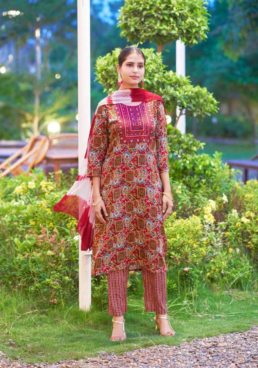 Mystic 9 Suman Vol 1 Reyon Kurti Combo 8 pcs Catalogue