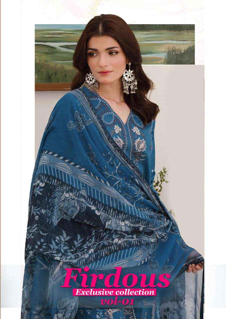 NAND GOPAL FIRDOUS VOL 1 COTTON DIGITAL PRINT SALWAR SUIT ( 8 PCS CATALOG )