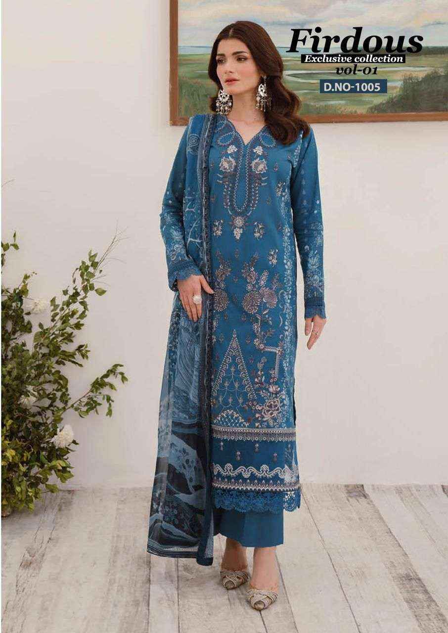 NAND GOPAL FIRDOUS VOL 1 COTTON DIGITAL PRINT SALWAR SUIT ( 8 PCS CATALOG )