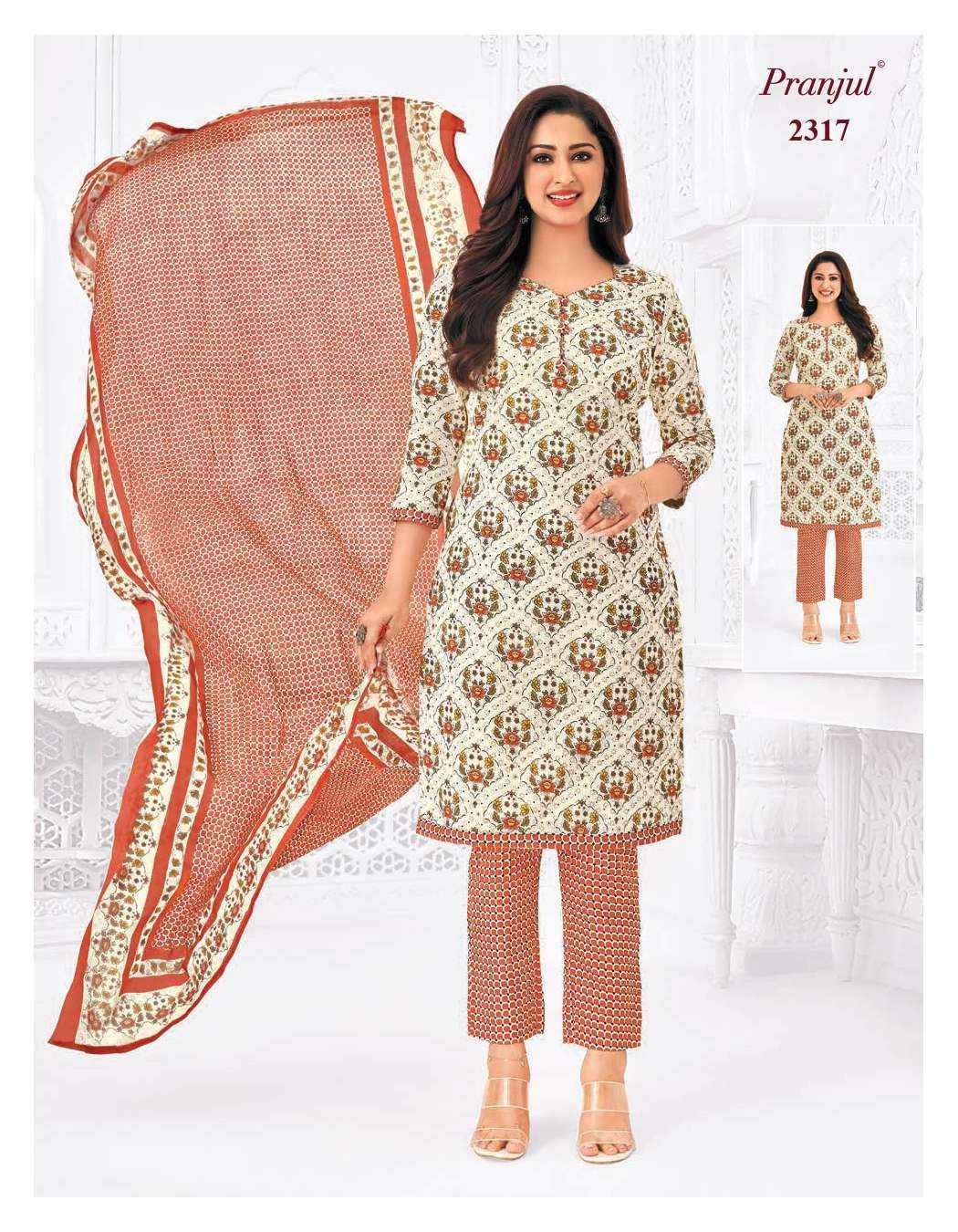 PRANJUL FASHION PRIYANKA VOL 23 PURE COTTON DRESS MATERIAL ( 36 PCS CATALOG )