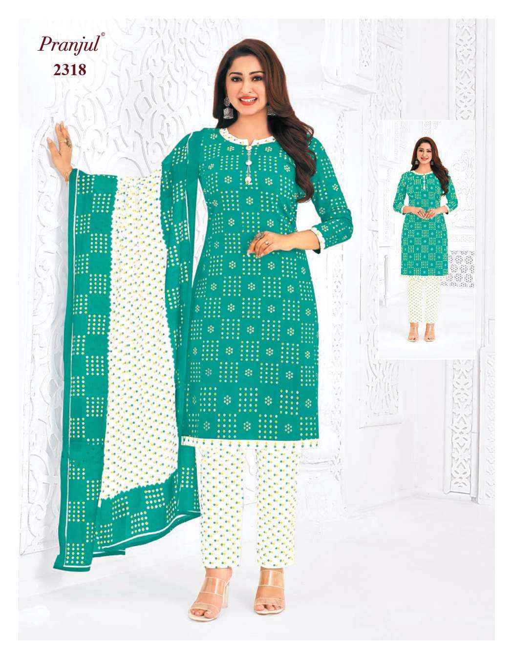 PRANJUL FASHION PRIYANKA VOL 23 PURE COTTON DRESS MATERIAL ( 36 PCS CATALOG )