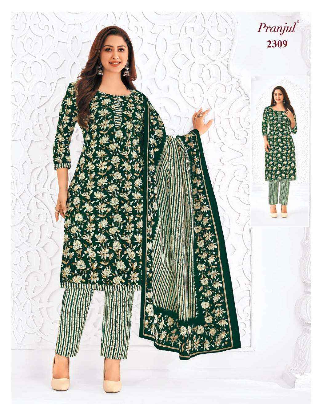 PRANJUL FASHION PRIYANKA VOL 23 PURE COTTON DRESS MATERIAL ( 36 PCS CATALOG )