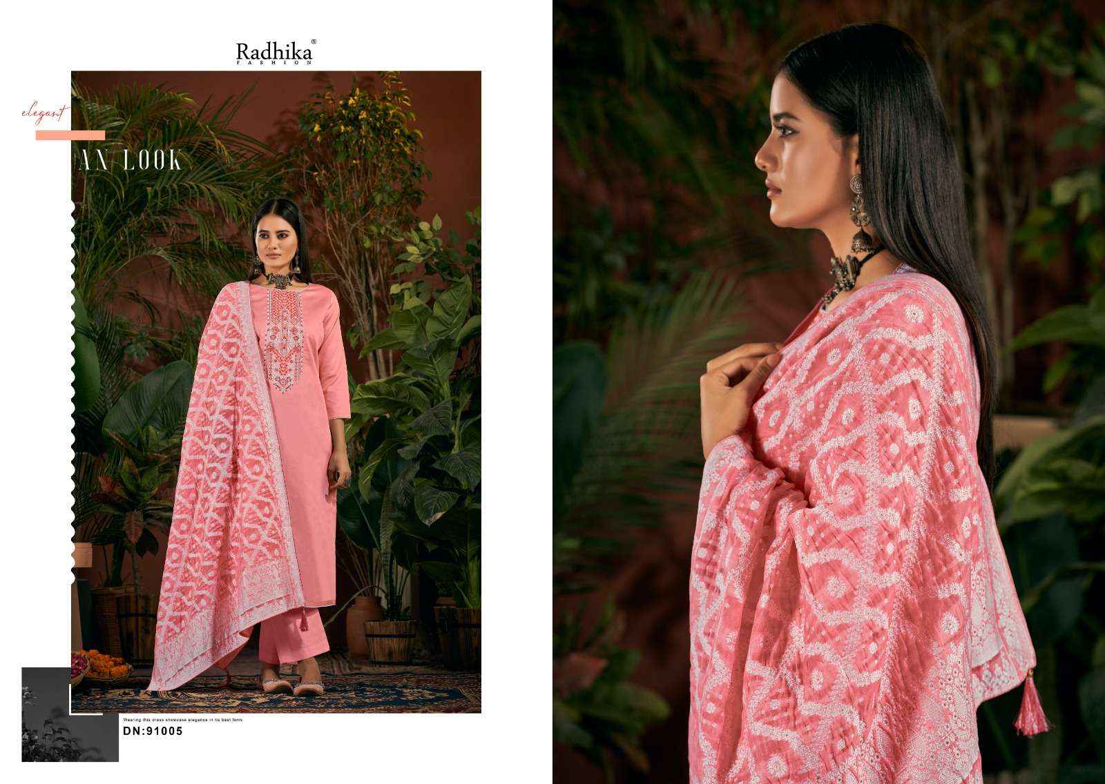 RADHIKA FASHION AZARA CYCLE VOL 2 JAM COTTON EMBROIDERY SUIT ( 6 PCS CATALOG )